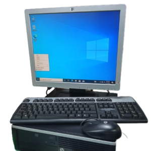 hp complete set -intel core i5 with 17″ monitor